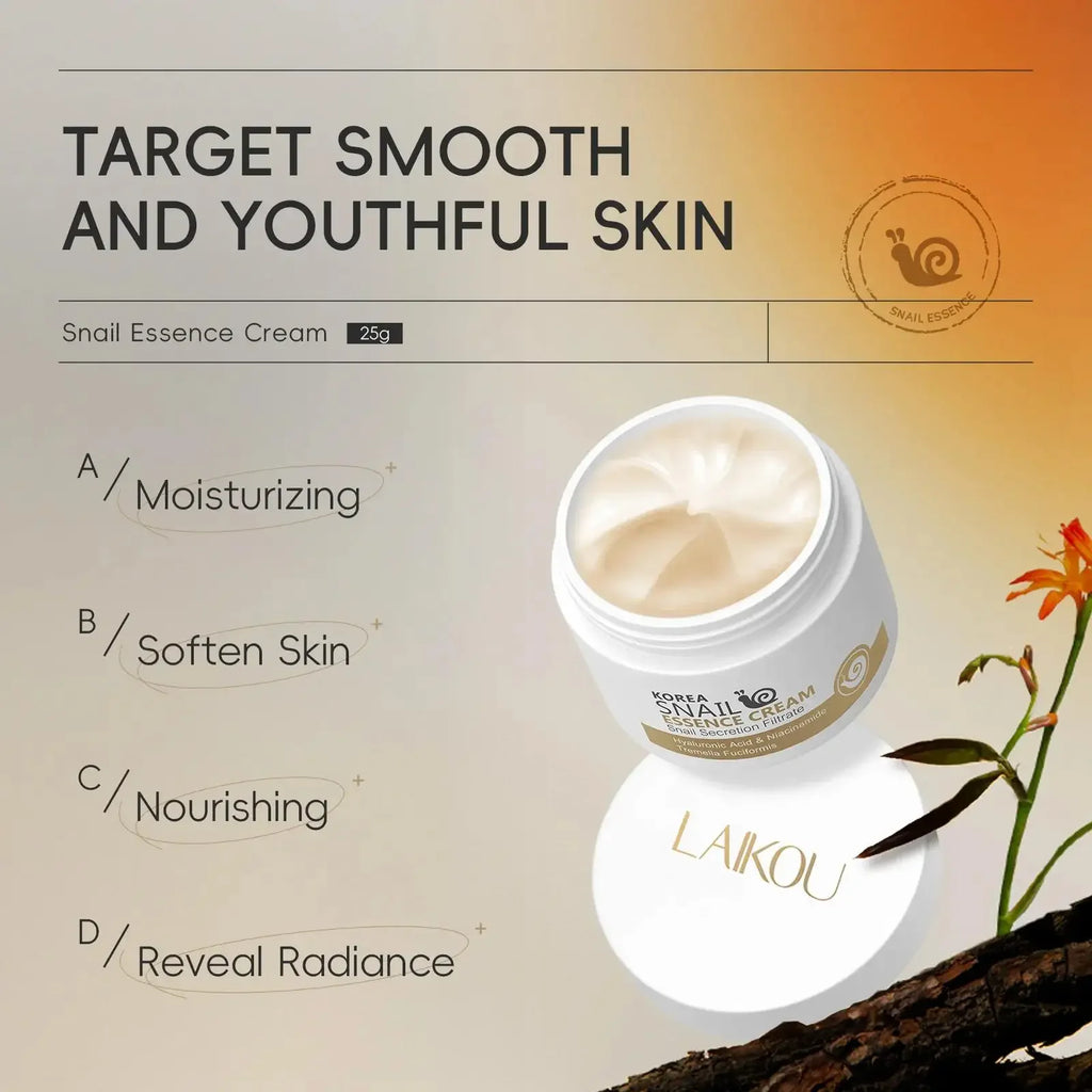 Snail Mucin Cream 25g Intense Hydration Anti Aging Firming Lifting Vitality Dull Skin Revitalization Treatment