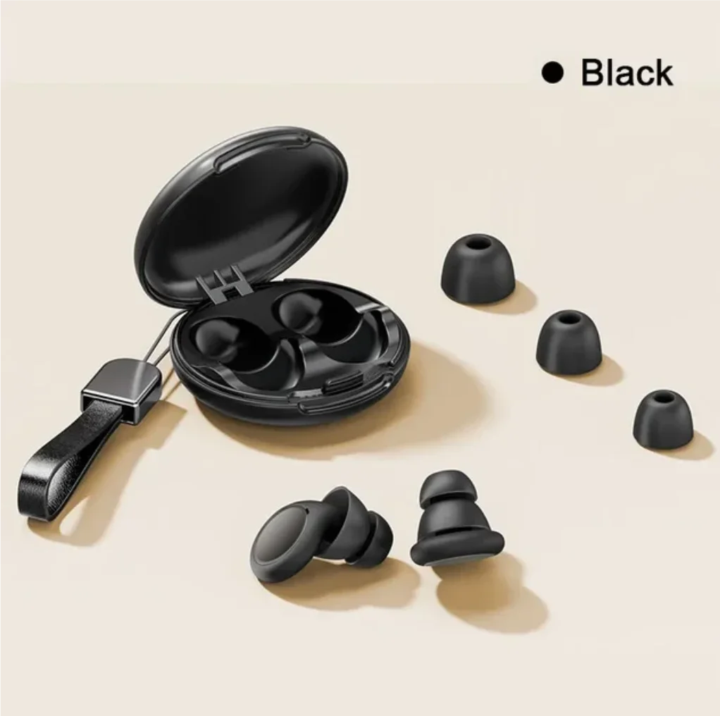 Silicone Ear Plugs Sleep Noise Cancelling Reusable Hearing Protection Anti noise earplugs for Concerts Travel Sleeping Ear plug