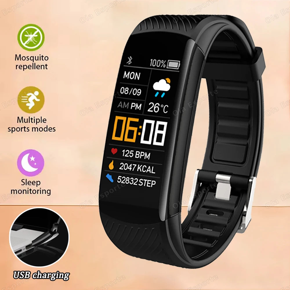 Smart Watch Men Women Bluetooth Step Counting Sports Bracelet Fitness Tracker Heart Rate Blood Pressure Sleep Smart Bracelet New