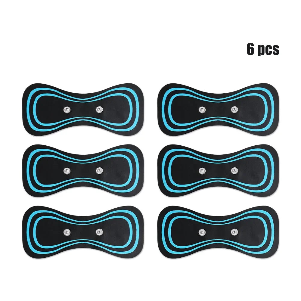 Gel Pads for Ems Massager Neck Stretcher Patch Back Sticker Muscle Stimulation Pulse Patches Fitness Neck Body Pain Relief Tools