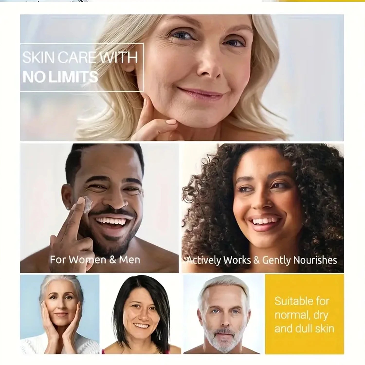 Vitamin a Collagen Firming Cream, Hyaluronic Acid, Day and Night Firming Moisturizing Cream, Gentle Ingredients, Moisturizing, Smoothing, Lifting Skin