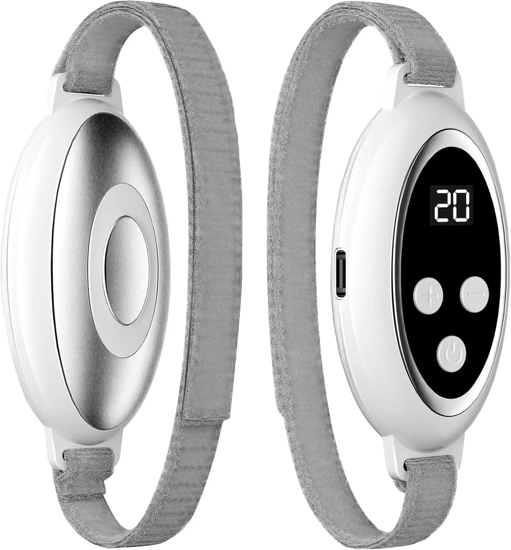 Rechargeable Sleep Aid Device Palm Pulse Sleep Massager Handheld Microcurrent Device for Help Improve Sleep Insomnia Anxiety