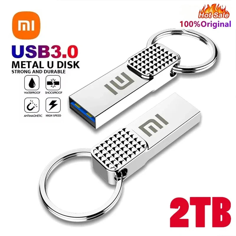 Xiaomi 2TB Original Flash Drive USB 3.0 High Speed Pen Drive 1TB Metal Waterproof Type C USB Memory For Computer Storage Devices