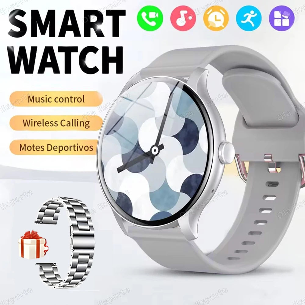 New Smart Watch 2025 Men Women Full Touch Screen Sport Fitness Watch IP67 Waterproof Bluetooth Call For Android IOS Smartwatch