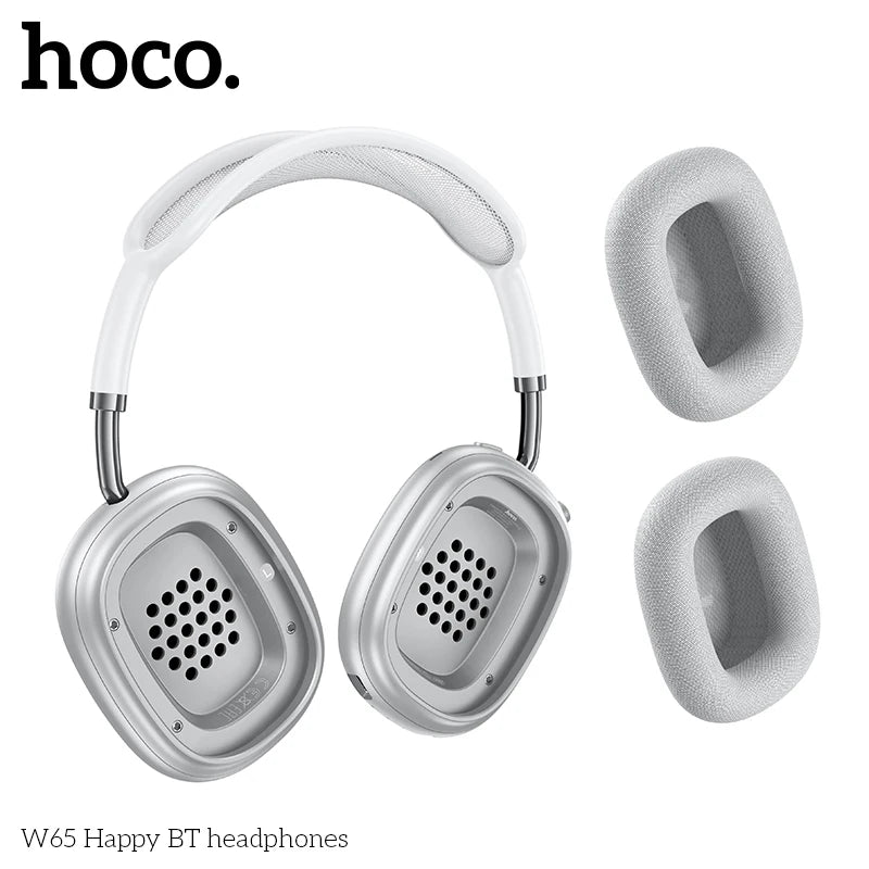 HOCO W65 Wireless Headsets Bluetooth Over The Ear Headphones Magnetic Earmuffs For Iphone Samsung Phone Sports Music Earphones