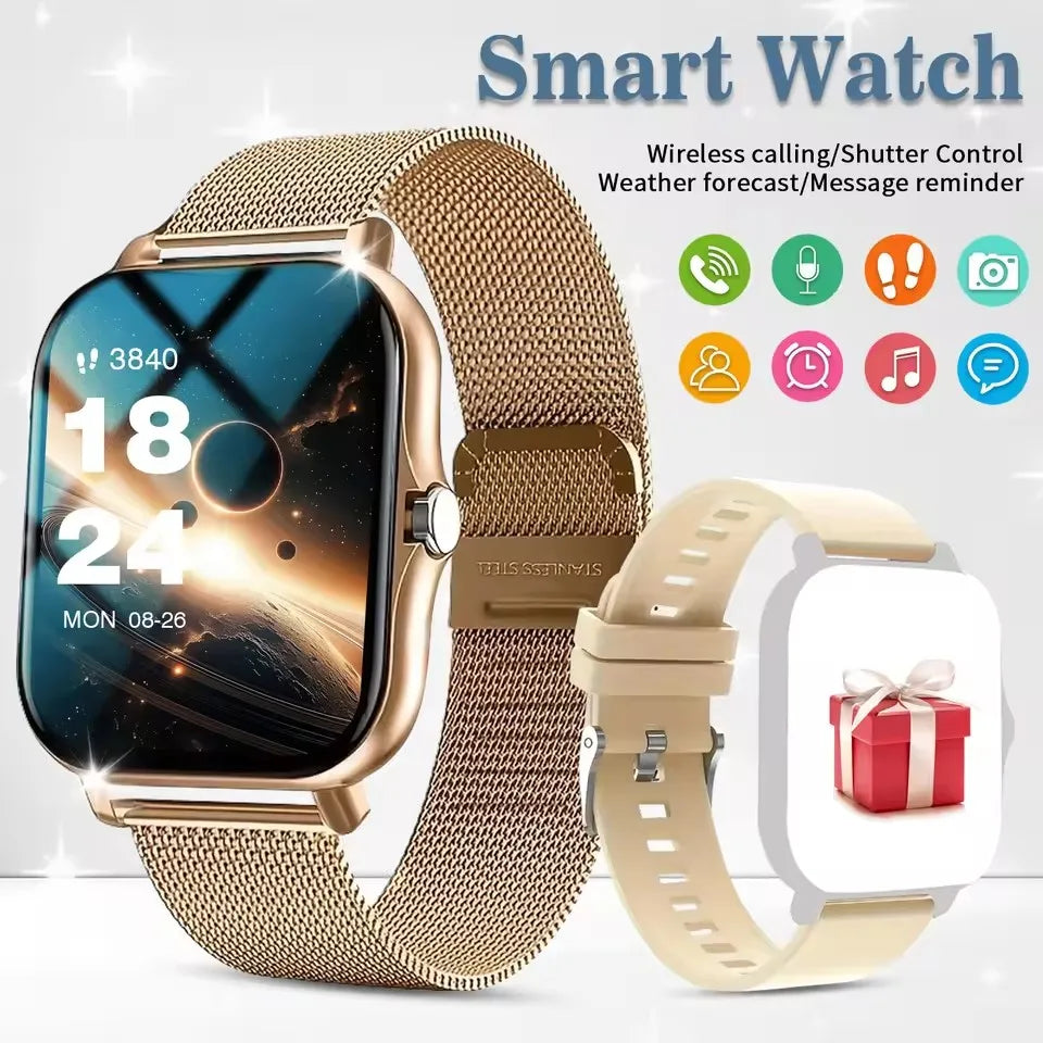2025 Selling New Smart Watch Men Women Newest Sports SmartWatch Faces Heart Rate HD BT Call Waterproof Watches For Android iOS
