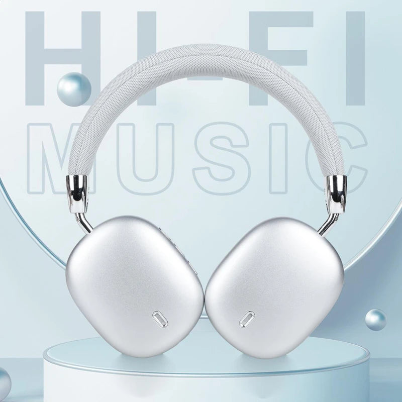Wireless Bluetooth Headset HiFi Stereo Subwoofer Noise Cancellation Headphones Foldable Lightweight Earphones Durable Battery