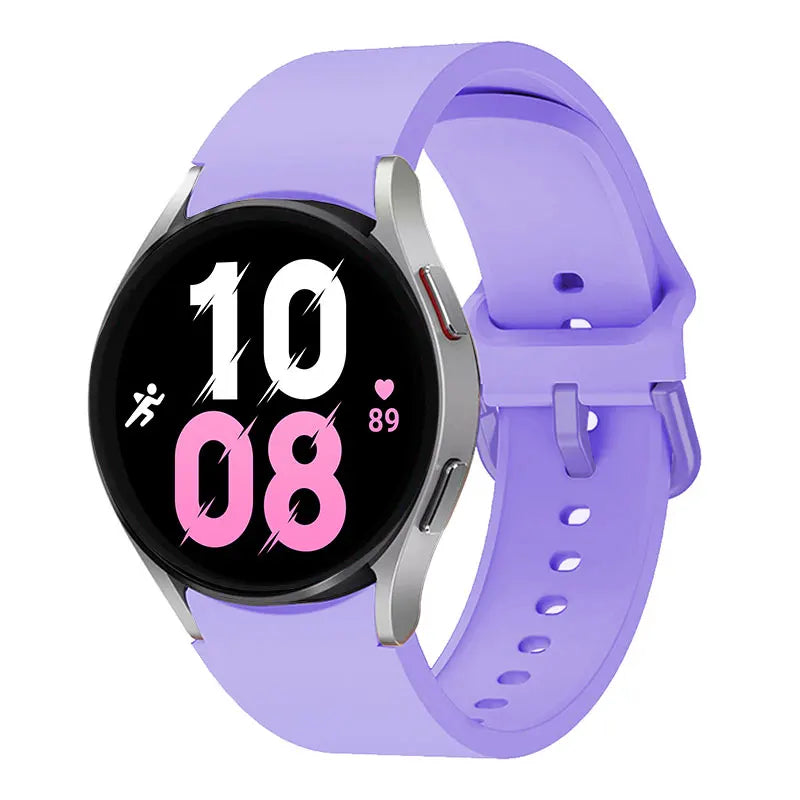 Strap For Samsung Galaxy Watch 6/4/7 44mm 40mm/5 Pro 45mm wristband 20mm Silicone Bracelet Galaxy Watch 6 classic 43mm 47mm Band