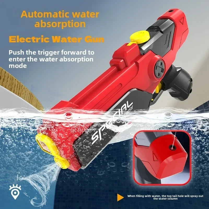 Powerful Electric Water Gun Toys Outdoor Pool Games Automatic Continuous Water Guns Children's Toy Water Pistol Gun Kids Gifts