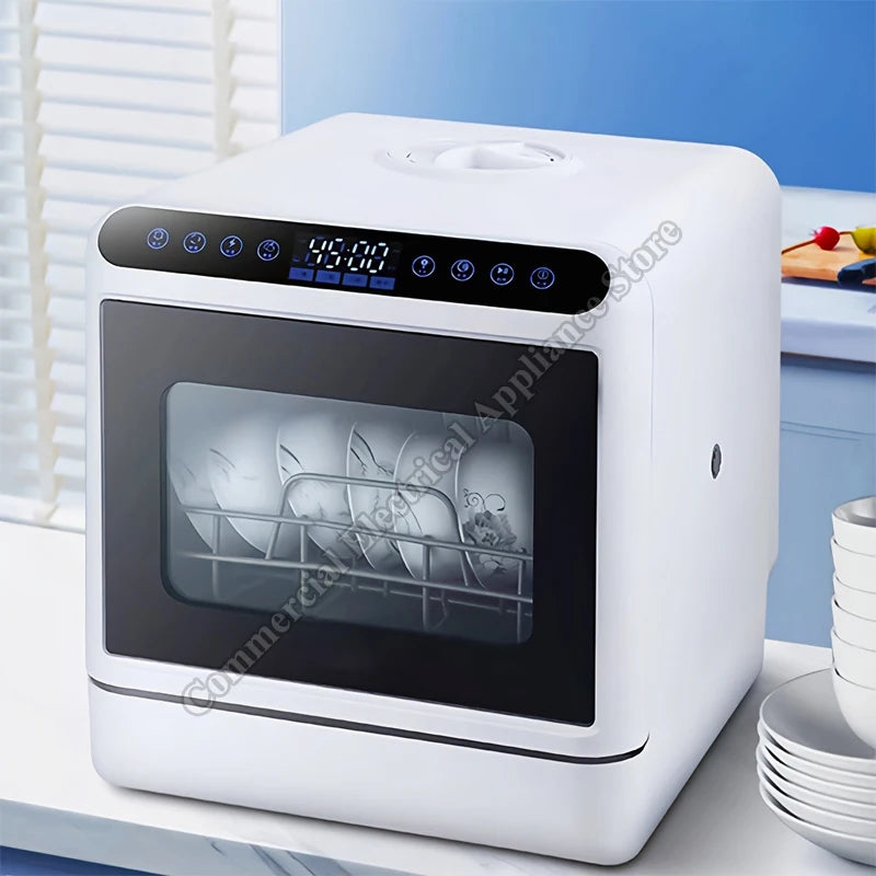Dishwasher Fully Automatic Intelligent Disinfection Household Desktop with Water Tank Free Installation Portable Dishwasher