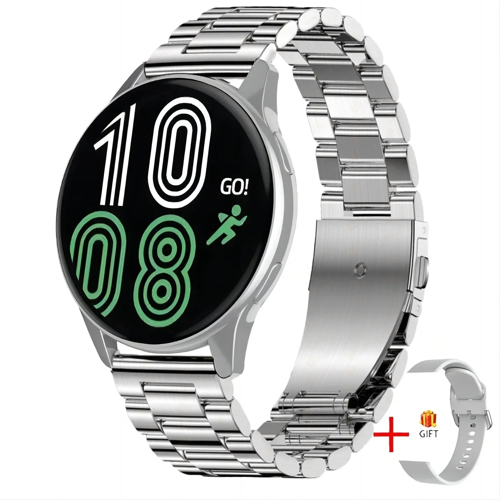 New Smartwatch 2025 Round AMOLED  relojes para hombres  Bluetooth Wireless Smart Watches For Man Woman Custom Watch Faces Watch