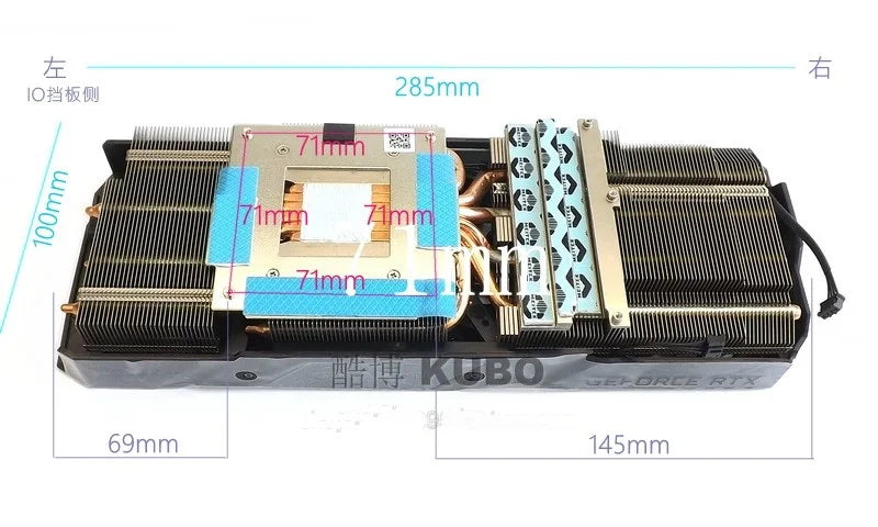 New the Cooler Radiator for Gigabyte RTX2070 SUPER GAMING OC 3X RTX2080 8G Graphics Video Card