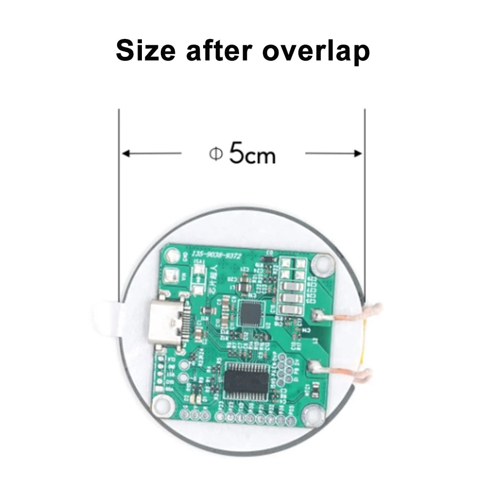 20W high power 5V 12V fast charging wireless charger transmitter module Type-c USB + coil Qi universal FOR CAR PHONE battery