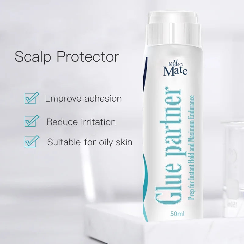 Scalp Protector For Wig Glue Waterproof Skin Protection Lace Glue Primer Fast Drying Prevents Irritation From Tape Adhesive