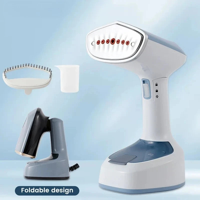 Foldable Ironing Machine 1500W Fast-Heat Garment Steamer Household Electric Fabric Steamer for Home Travel Handheld Steam Iron