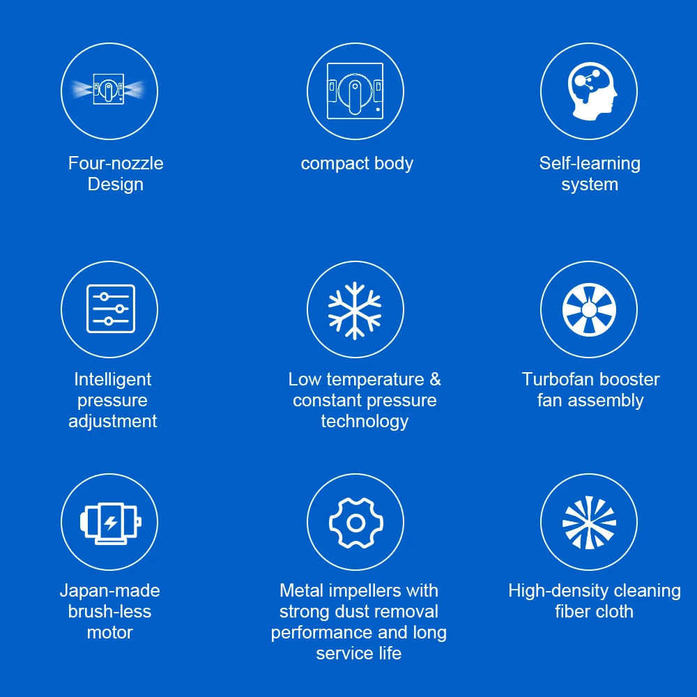 Window Cleaning Robot Liectroux YW509, 4-Way Water Spray,Home Glass Floor Wall Robot Window Cleaner,Laser Sensor,Smart Navigate