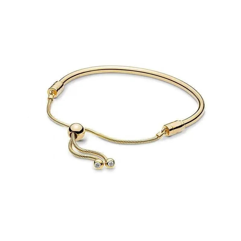 2025 new adjustable bracelet, 925 silver fashion masterpiece charming men's and women's bracelet