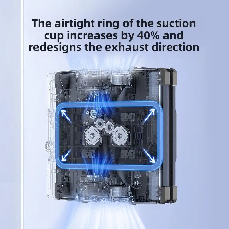 HOBOT S7 Pro Home Fully Automatic Glass Cleaning Artifact Double sided Ponyo Remote Control Window Cleaning Robot water spray