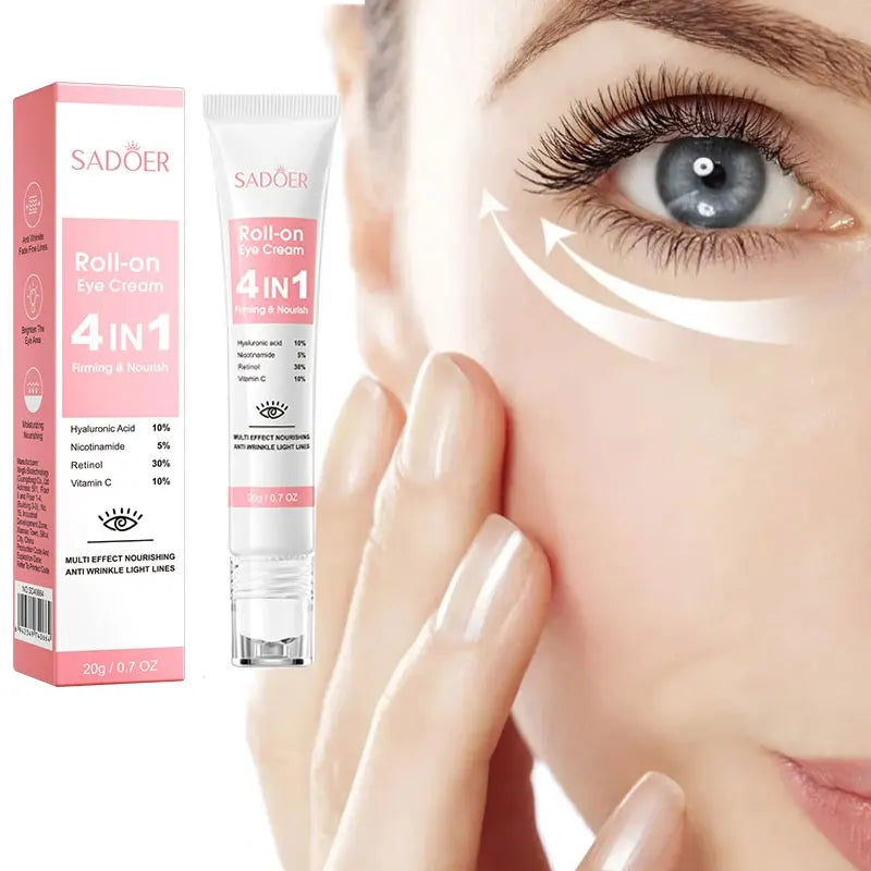 SADOER 4-in-1 Multi-effect Firming and Nourishing Eye Cream Improves Dark Circles and Moisturizes The Skin