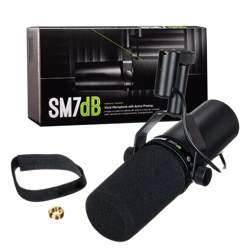 SM7dB studio dynamic microphone radio live vocal microphone sm7b upgraded version With Built-in Preamp for Streaming Podcast