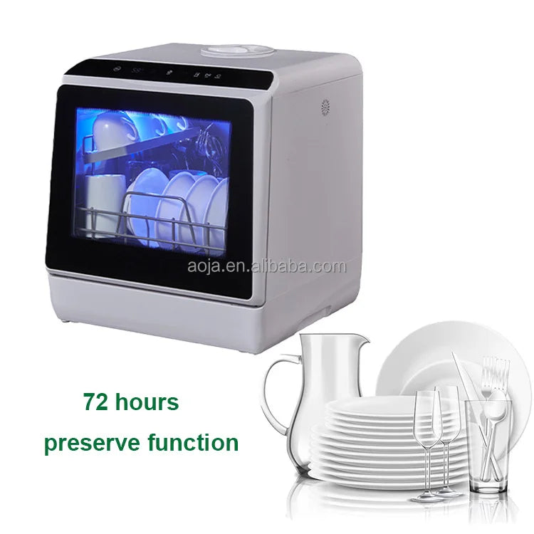 AOJA Dishwashers Professional Portable Table-top Full-automaticHome Kitchen Appliance  Mini Dishwasher Portable Dish Washer