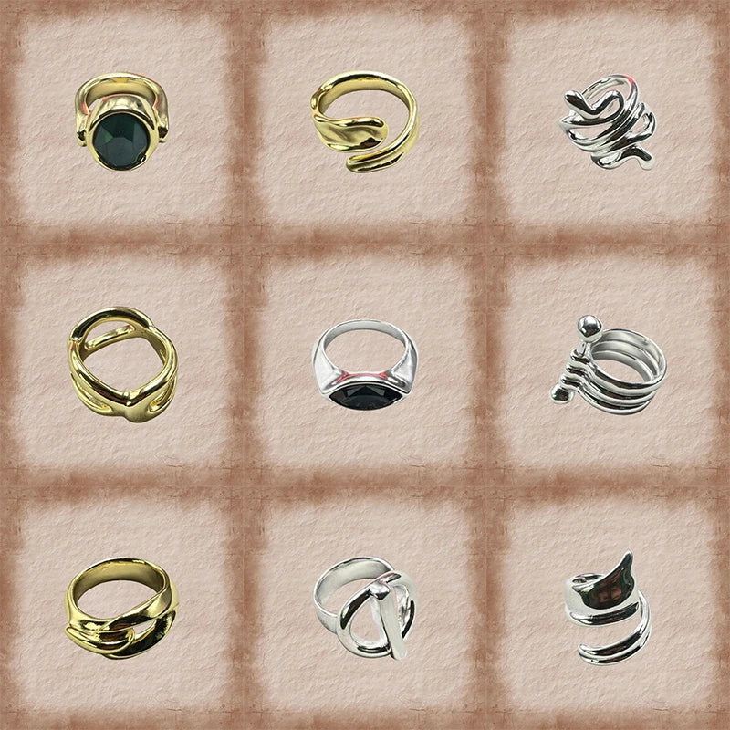 2025 New Hot Spanish Jewelry Luxury Accessories for Women's Party Exquisite Accessories High Quality Gift Rings