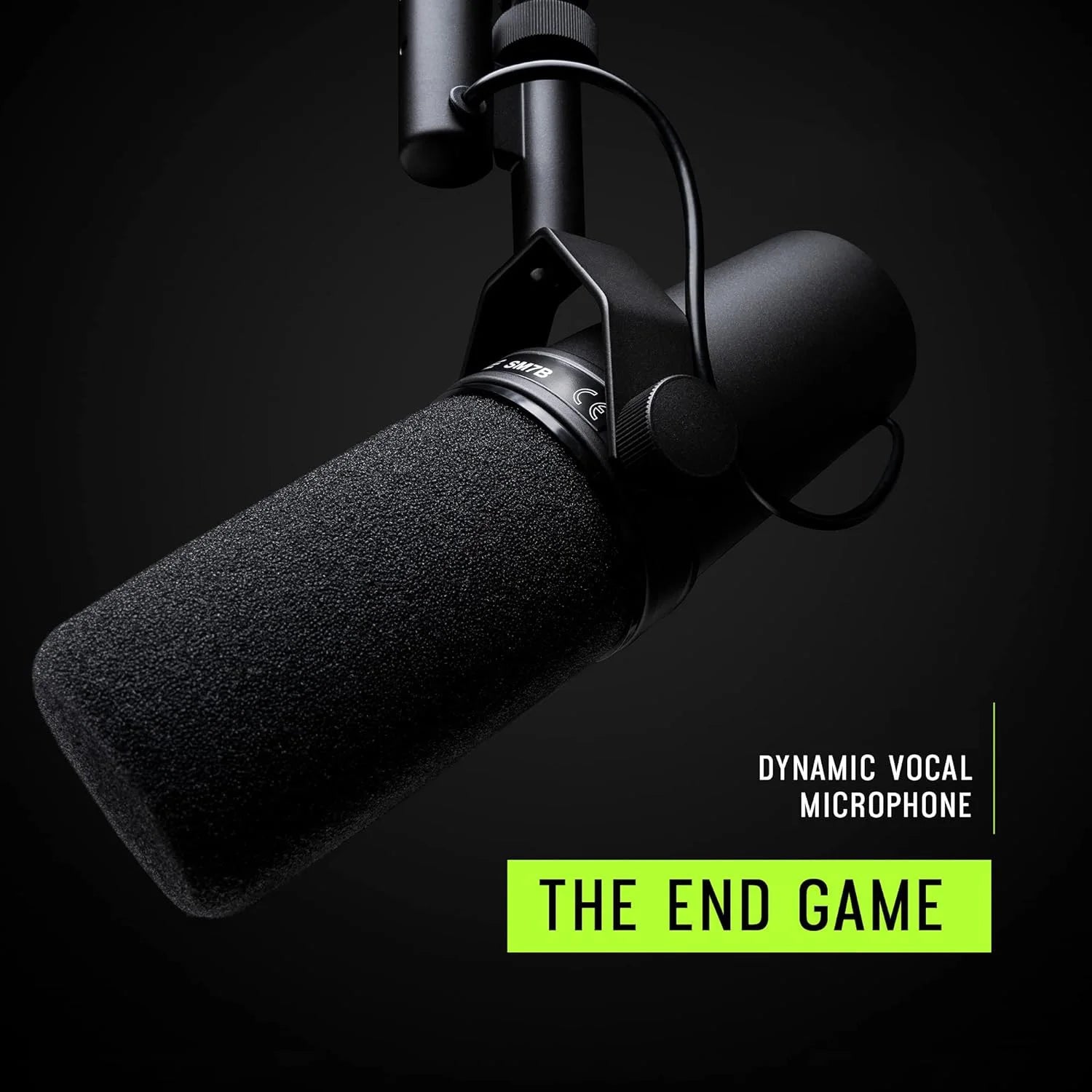 SM7B Professional Dynamic microphone podcast studio set for Live/Stage Recording Podcasting Black Metal Mic