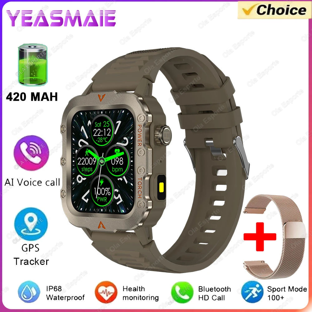 Outdoor Sport Smart Watch with Led Lighting Men Women Watches Fitness Track ECG+PGG Smart Watch