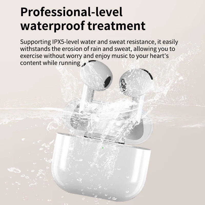 Airs Pro Wireless Earbuds Fake AirPod Bluetooth Earbuds with Hi-Fi Stereo and Microphone Charging Case with All Smartphones