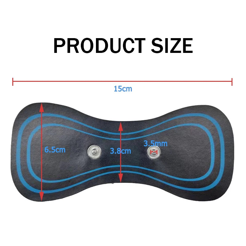 Tens Massager Electrode Pads For EMS Neck Massager Gel Patch Accessories Trainer Exerciser Replacement Muscle Stimulator Sticker