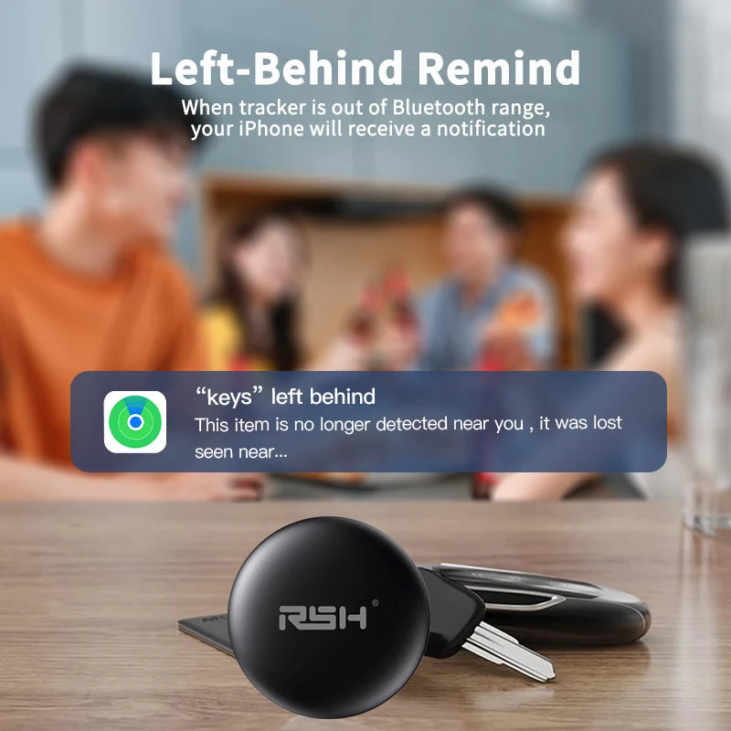Clearance_RSH Genuine Brand 1/ 4-Pack Security Finder Anti Lose Smart Tag for Iphones Bluetooth GPS Tracker Pets Child Luggage M