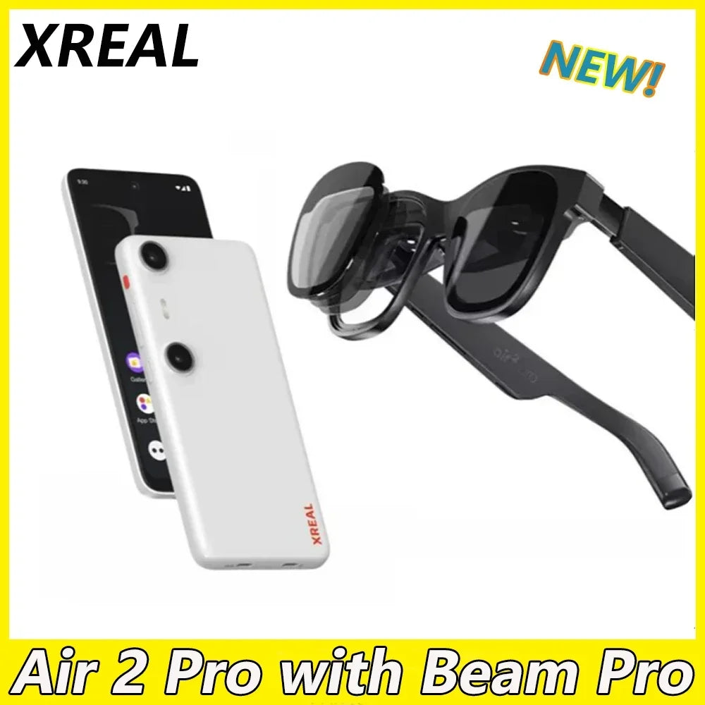 XREAL Air 2 Pro Smart AR Glasses WIth Beam Pro Global Version HD 130 Inches Space Giant Screen Private Cinema Portable 1080p