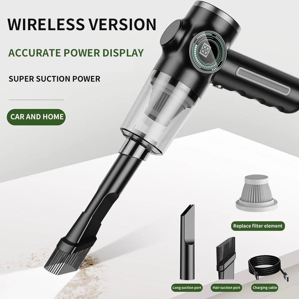 9800000PA Vacuum Cleaner Wet Dry Dual-Use 5 in1 Wireless Automobile Super High Power Handheld Electric Appliance Cleaner