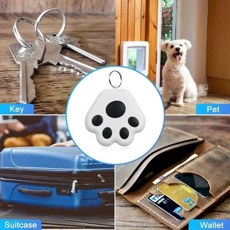 Pet Anti-lost Smart GPS Tracker Key Kids Bag Finder Dog Cat Pet for IOS/ Android Locator Bluetooth Tracker Device Reminder