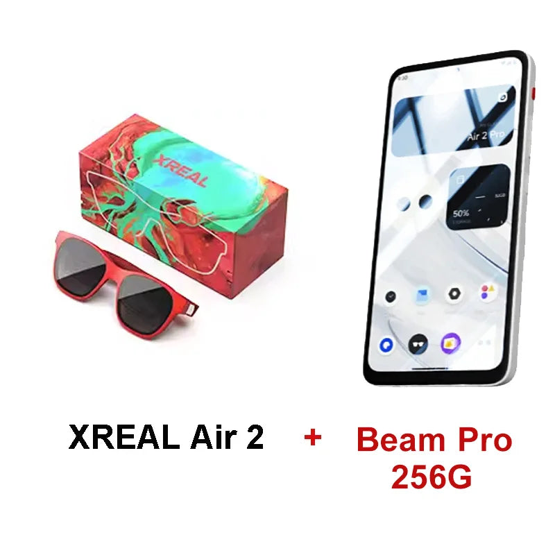 Original XREAL Air 2 Smart AR Glasses 330 Inch Micro OLED Big Screen 1080P View for Mobile Computer Not VR Virtual Reality