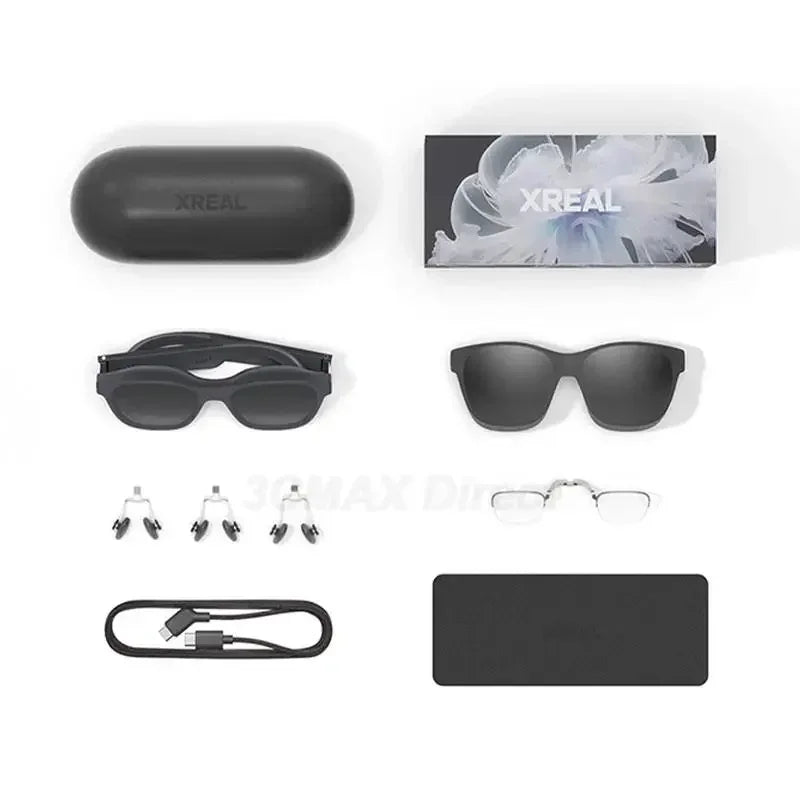 XREAL Air 2 Smart AR Glasses 0.55" Micro-OLED Non VR Glasses for Game Video Sunglasses 120Hz High Brush 72g Ultra-light