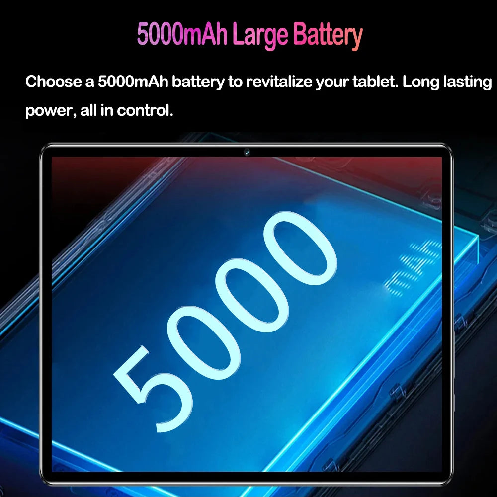 2025 Global Version Original 10.1 Tablet 4GB RAM 64 ROM 5000mAh Battery 5G WIFI Supports 3G Call Octa Core Tablet