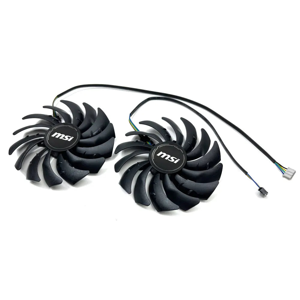NEW 95MM PLD10010B12HH RX 6600 MECH 2X 8G GPU Fan，For MSI Mech Radeon RX 6600、6600 XT、6700 XT MECH 2X Video card cooling fan