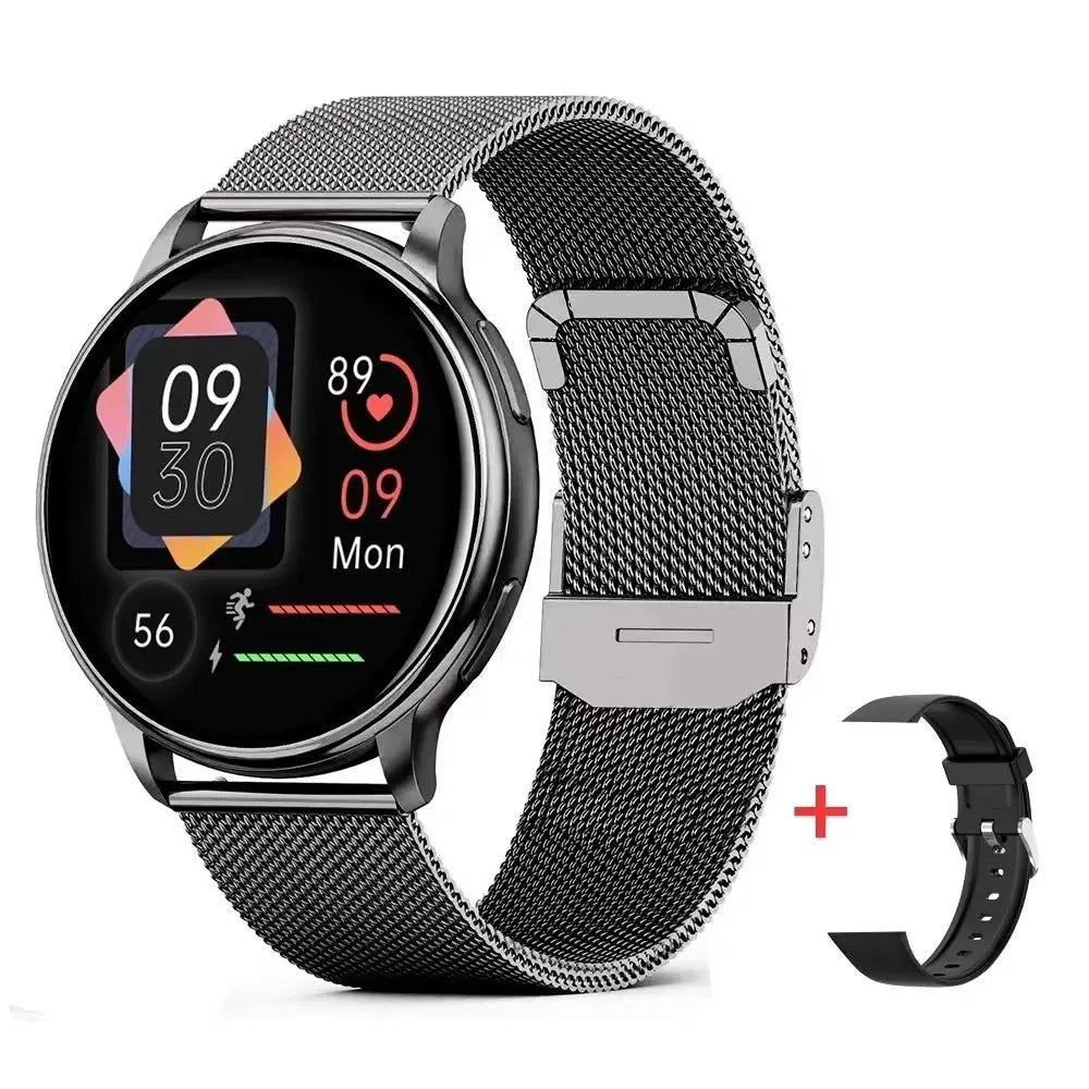 New Smartwatch 2025 Round AMOLED  relojes para hombres  Bluetooth Wireless Smart Watches For Man Woman Custom Watch Faces Watch
