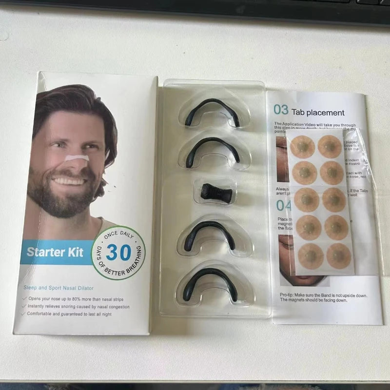 Magnetic Aspiration Nose Sticker Nose Strip Inflates The Nose To Prevent Snoring Healthy Life Magnet Nasal Breathing Dilator