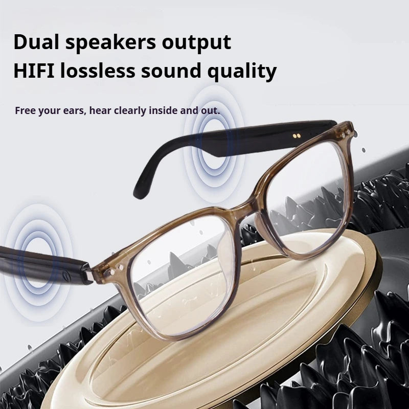 GS07 Smart Photochromic Bluetooth Glasses, 27g Lightweight & Stylish, Touch Control & HIFI Sound, Outdoor/Daily Use