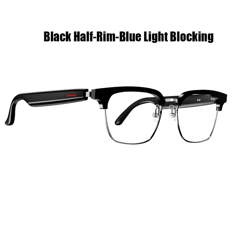 Smart AI Glasses with Language Smart Glasses Earphones Touch Control 10 Meters Wireless Distance AI Glasses for Travel Business