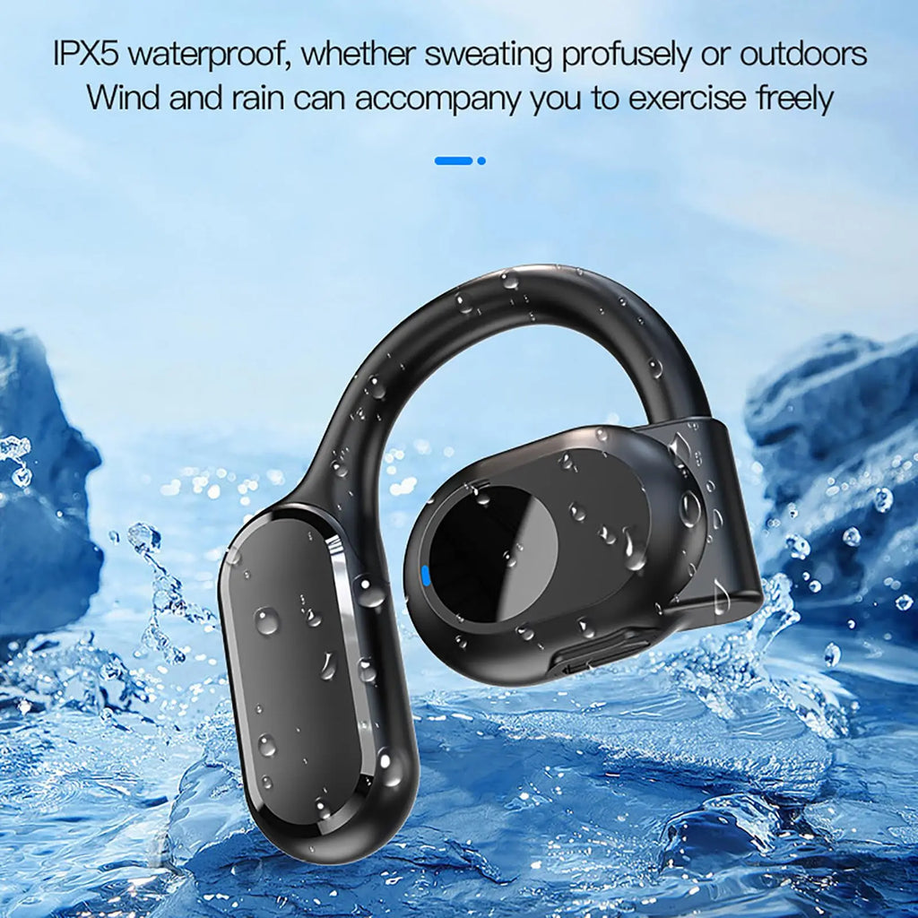 Wireless Headphones Bluetooth Headset With Microphone Bone Conduction Handsfree Noise Canceling Earphones For Driving Audifonos