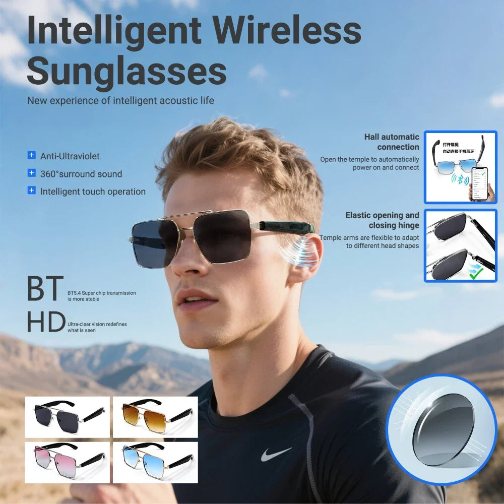 GT-30 smart glasses glasses specificationsTranslation Sunglasses Voice Remote Control Music Eyewear Waterproof Eyeglasses