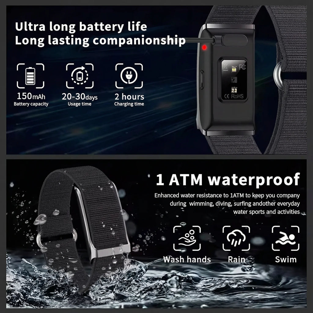 Smart Bracelet G69 Heart Rate Health Monitoring Wristwatch Outdoor Sports Fitness Tracker Waterproof SmartWatch For Men Women