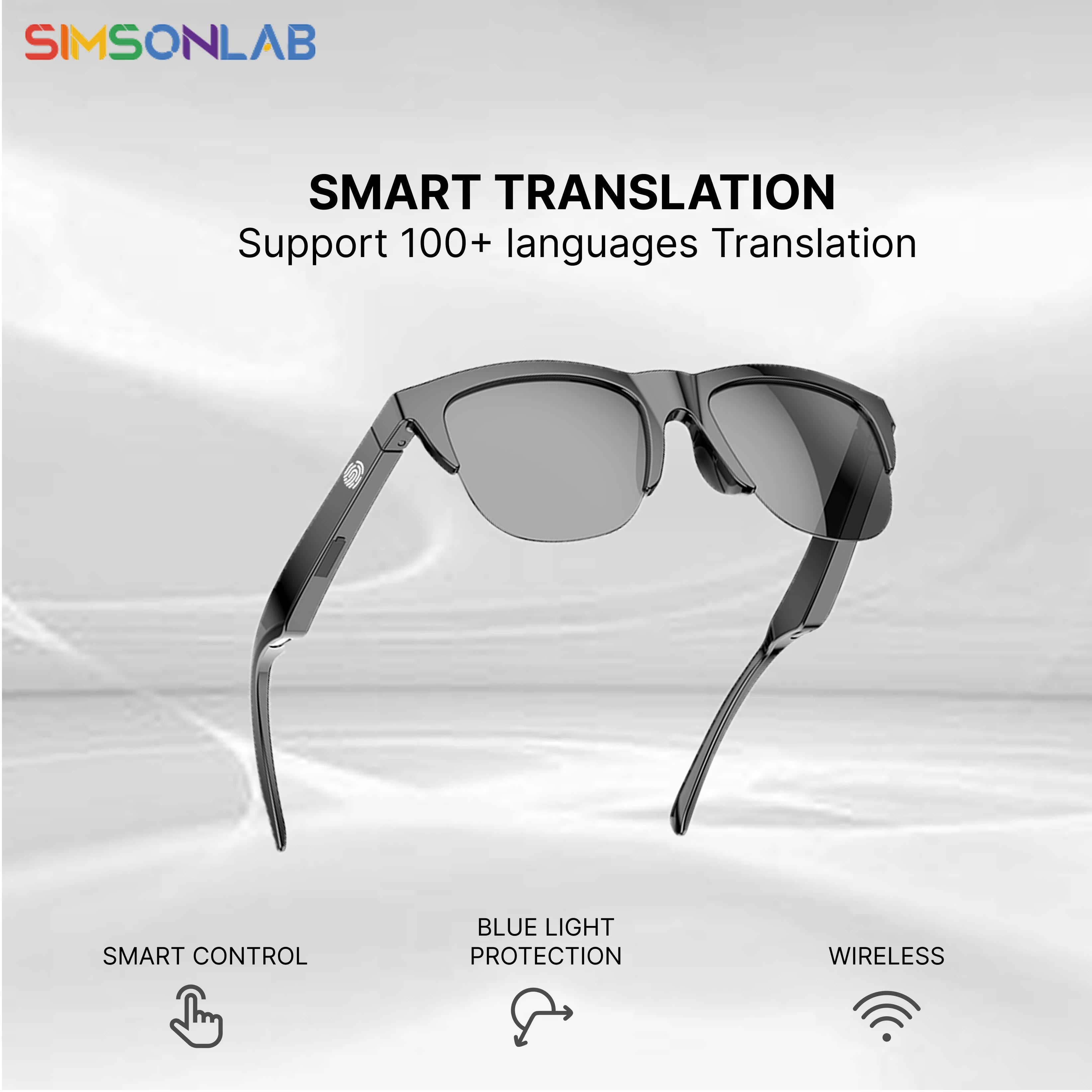 Smartglasses 2025 New AI Translation UV Polarized Lenses Wireless Bluetooth Call HD Voice navigation Sports Sunglasses Men Women