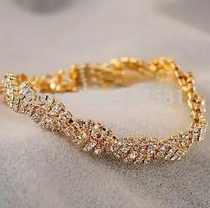 New Style European And American Fashion Jewelry Exquisite Full Crystal Bracelet 2025 New Female Wild Shiny