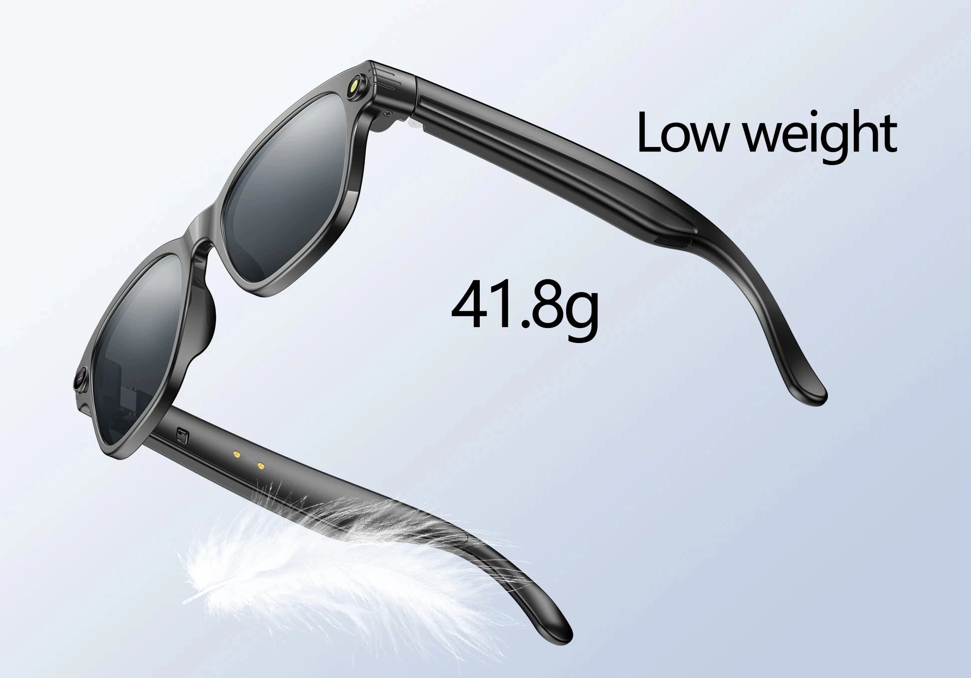 AI Smart Glasses Take Pictures Voice Assistant Translate Touch Control Recording Video Waterproof Bluetooth Smart Sunglasses