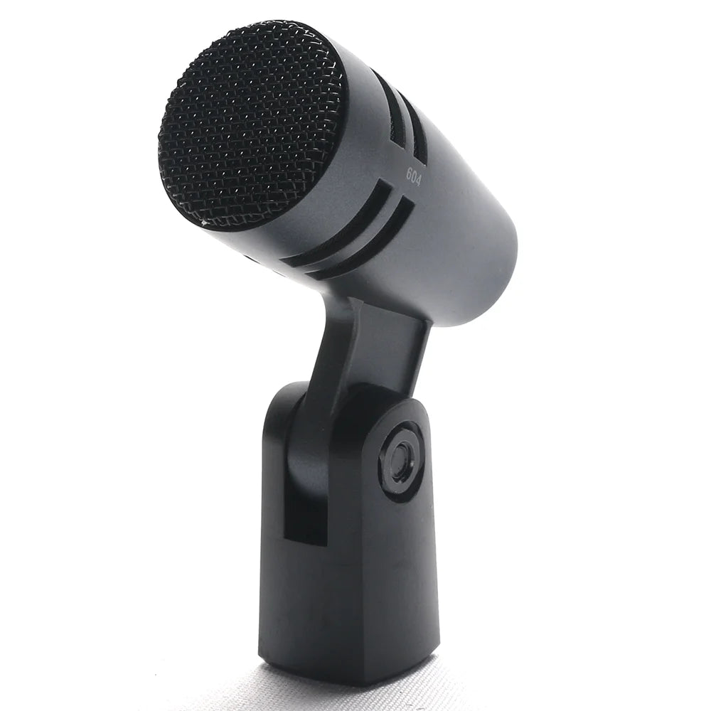 E604 Dynamic Series Cardioid Instrument Wired Drum Microphone e 604 with Clamp Arm Stand for Professional Recording