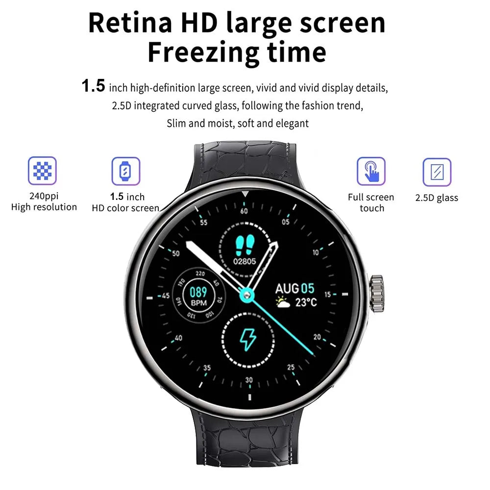 2025 New Smart Watches Men Full Touch Screen Sport Fitness Watch IP67 Waterproof Bluetooth For Android ios Smartwatch Women Box
